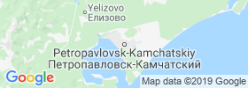 Petropavlovsk Kamchatsky map